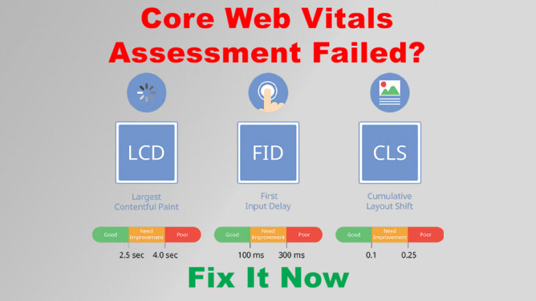 Core Web Vitals Assessment